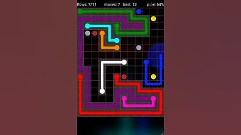 How To Solve Flow Free 12x15 Mega Mania Pack Level 446 Board Walk Through Solution Walkthrough