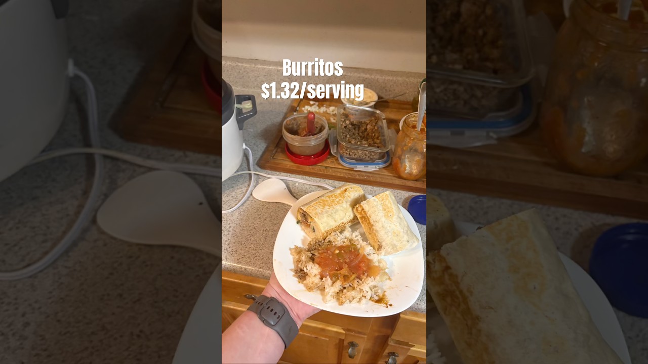 Недорогие идеи для ужина: соберите свой собственный буррито с рисом, 1,32 доллара за порцию 