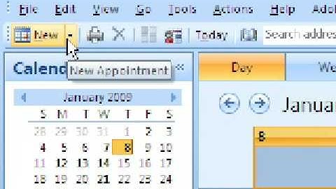 Microsoft Outlook 2007 - Utilizing Calendar