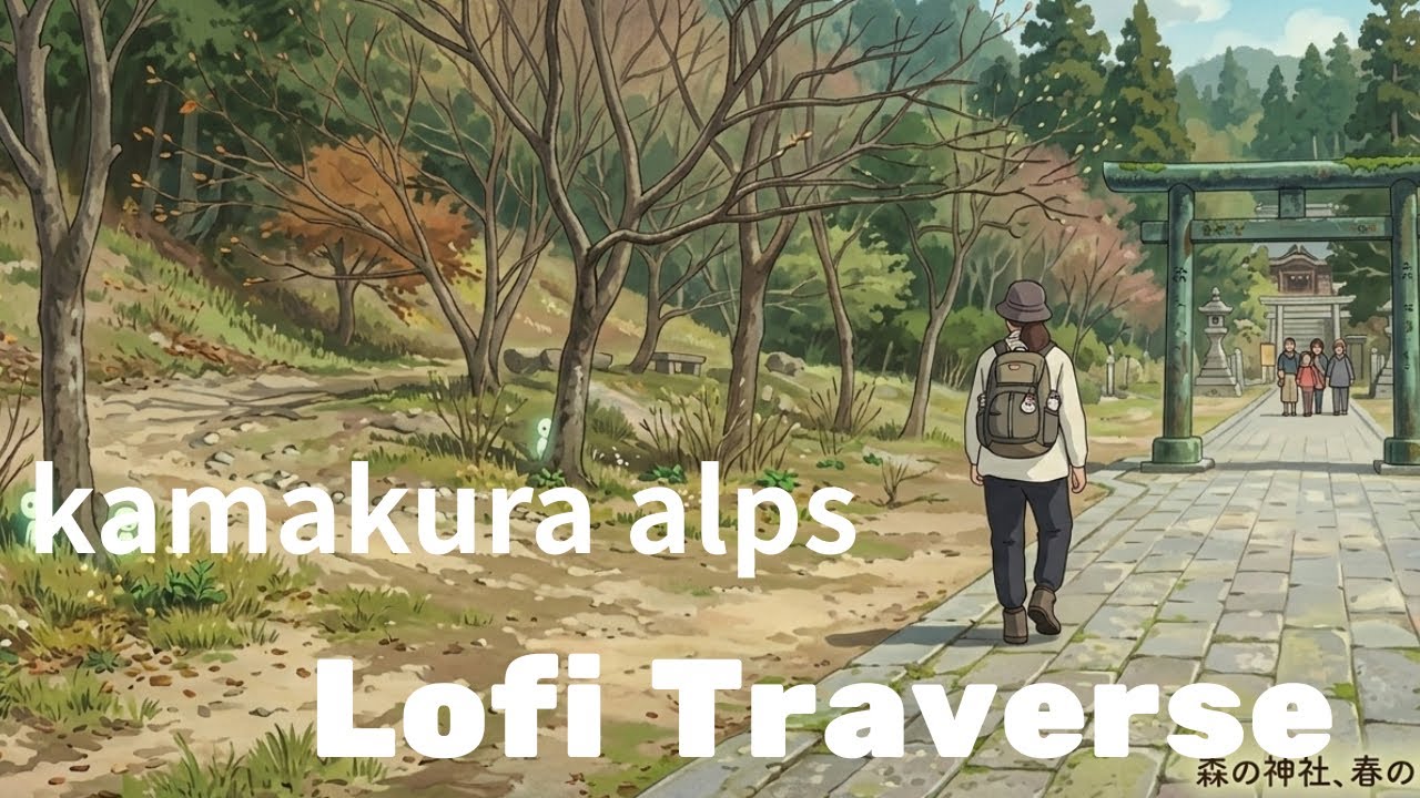Kamakura Alps Hiking, Japan (47 min) | Relaxing Forest Walk + Lofi Music