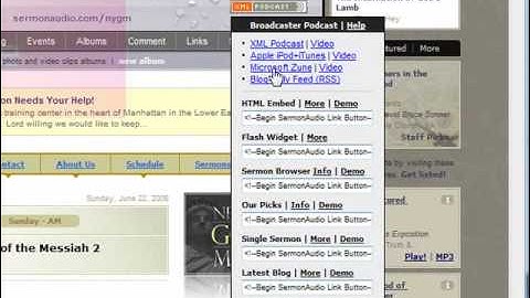 Podcasting How-To on SermonAudio.com