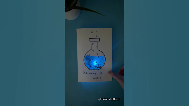 DIY light-up science is magic card. Easy paper electric circuit project for beginners tutorial #diy