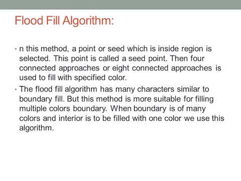 Interactive Computer Graphics: AREA FILLING TECHNIQUES - YouTube