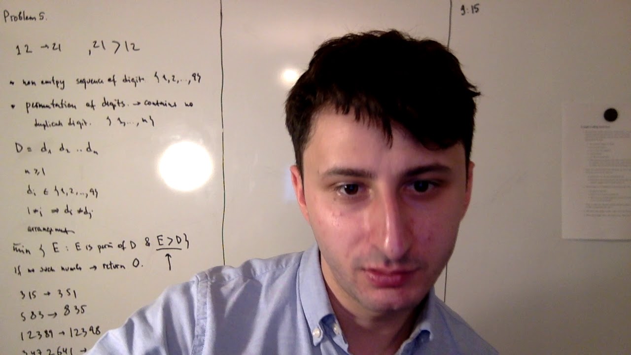 CP-05, 1/3. Next permutation (lexicographical order).Problem and ...