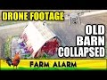 Old Collapsed Barn - Drone Footage