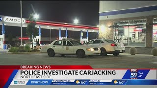 IMPD investigates carjacking at gas station on Shadeland Avenue