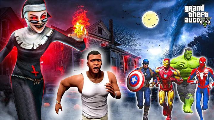 Avengers and Franklin Fight With Evil Nun in gtav ...
