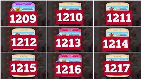 Township Colorful Puzzle Levels 1209, 1210, 1211, 1212, 1213, 1214, 1215, 1216, 1217