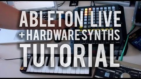 How I jam 1/3: Synthesizers with Ableton Live #TTNM
