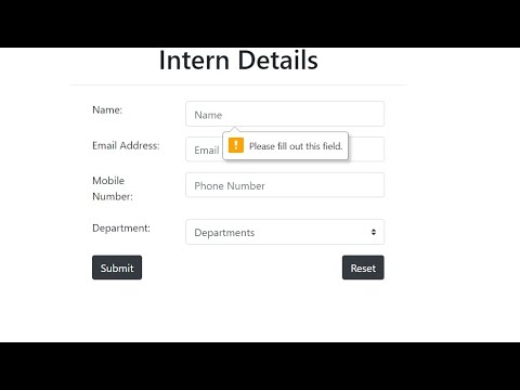 Intern Record System In PHP With Source Code | Source Code & Projects