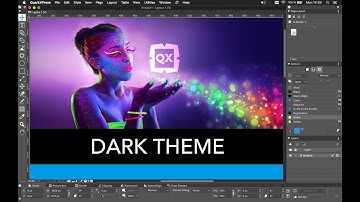 QuarkXPress 2018 Dark Theme Setup