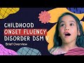 Childhood Onset Fluency Disorder Overview || Easy Explanation || urdu/hindi