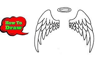 How To Draw Angel Wings Easy Step By Step For Beginners