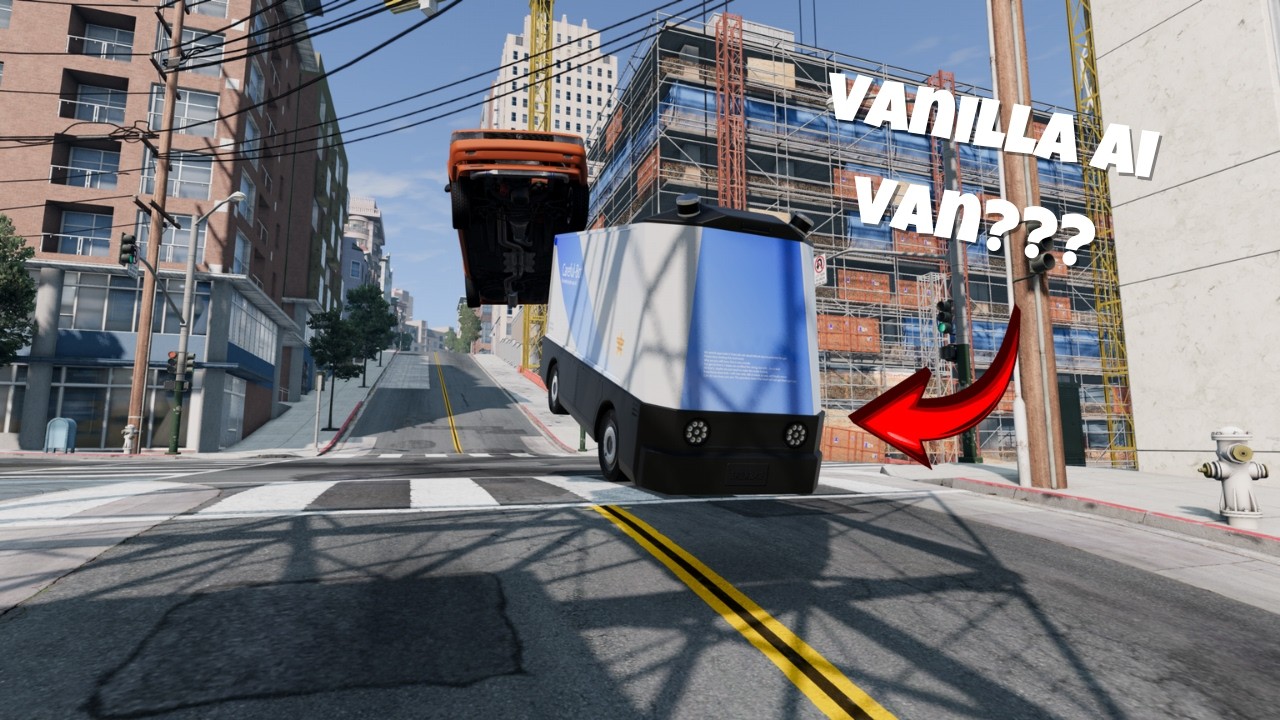 New AI delivery van in BeamNG.drive