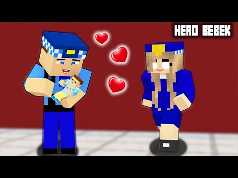 KEREM KOMİSER VE ASLI POLİS'İN BEBEĞİ OLDU AMA 😱😂 Minecraft Zengin Fakir Hayatı