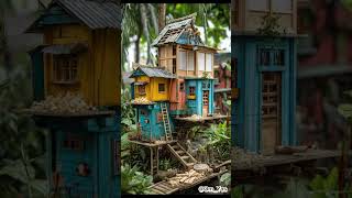 Miniature Treehouse Renovation | Japanese Modern Style Timelapse