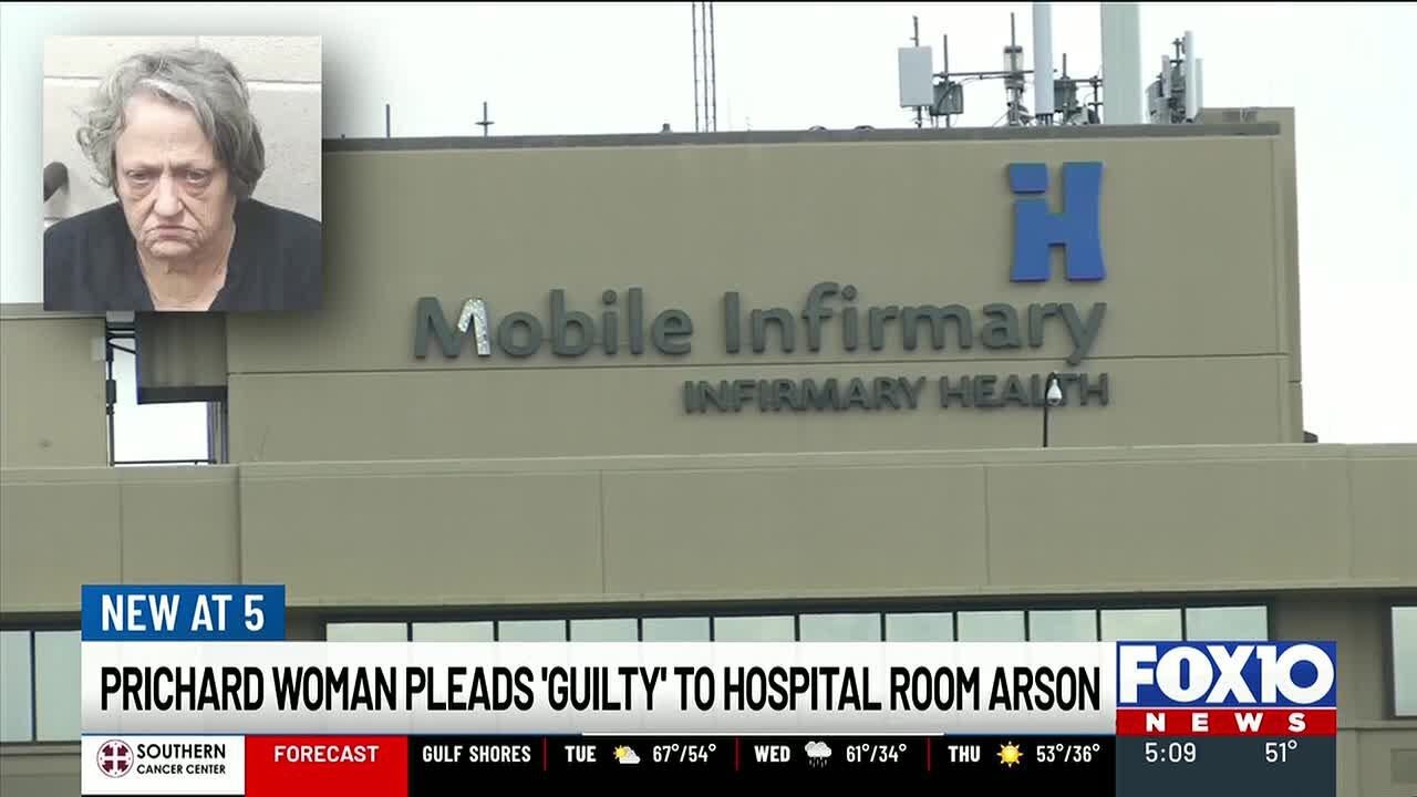 Prichard woman pleads guilty to setting Mobile hospital room on fire ...