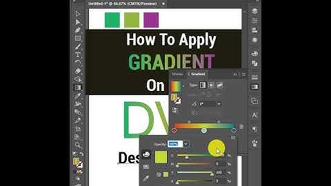 How to apply Gradient on Text #Illustrator #designerworld #short