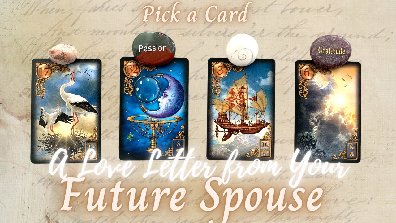 Love Letter Messages from Your Future Spouse Pick a Card
