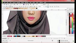 Tutorial Vector CorelDraw JOEPATRICKK  Menggambar Wajah Menjadi Kartun PART 5