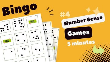 NUMBER SENSE Routines for Kindergarten - BINGO! [Video 4/10]