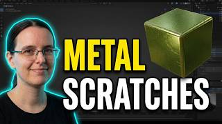 Scratches on Metal. Blender Mini Tutorial (#101)(S4) #cgi #3dart #blender3d