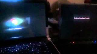 Windows 7 Ultimate And Windows 8 Developer Preview Build 8102 Race