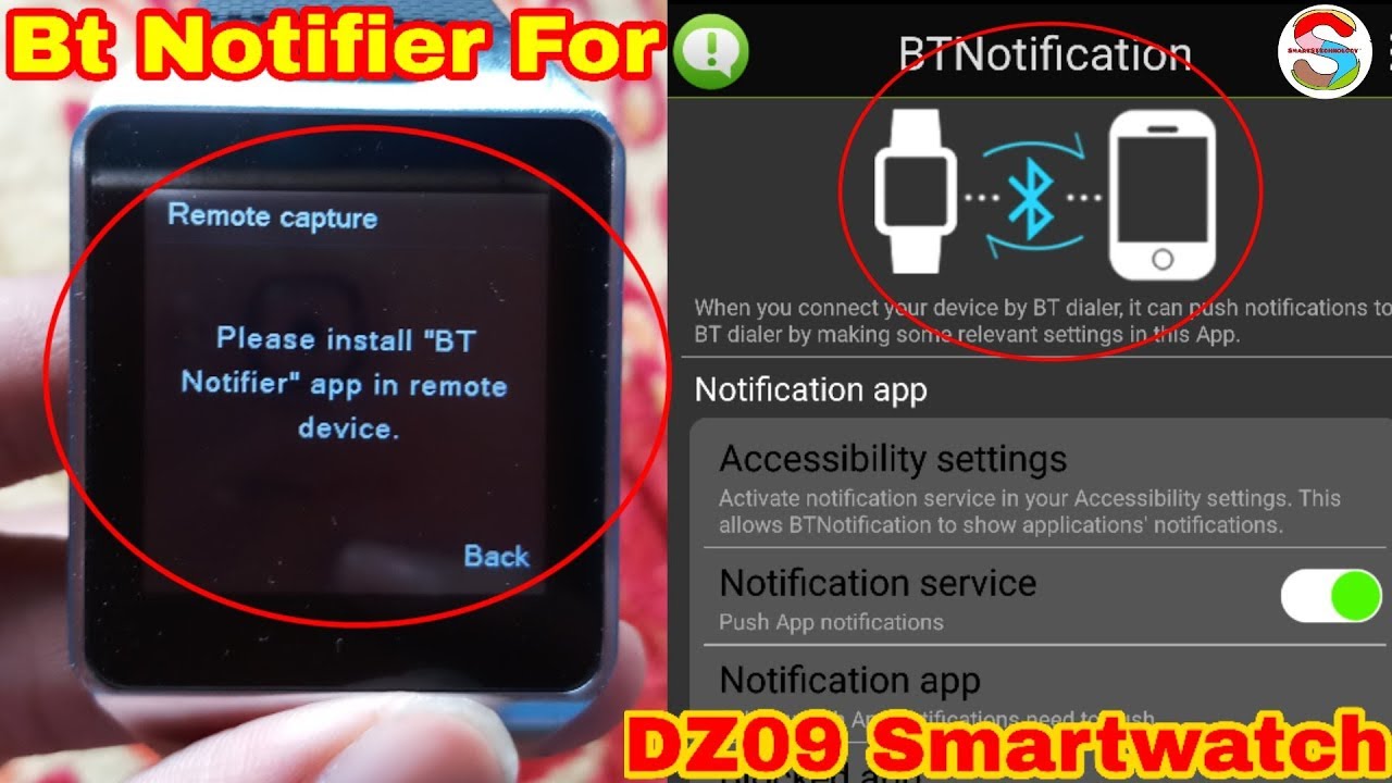 DZ09 bt notifier download! - YouTube