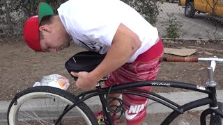 EXPLODING BAIT BIKE PRANK?