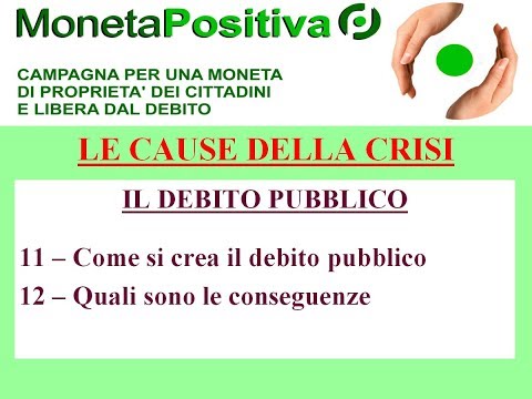 Make Money - 5 - Le cause della crisi - Il Debito Pubblico