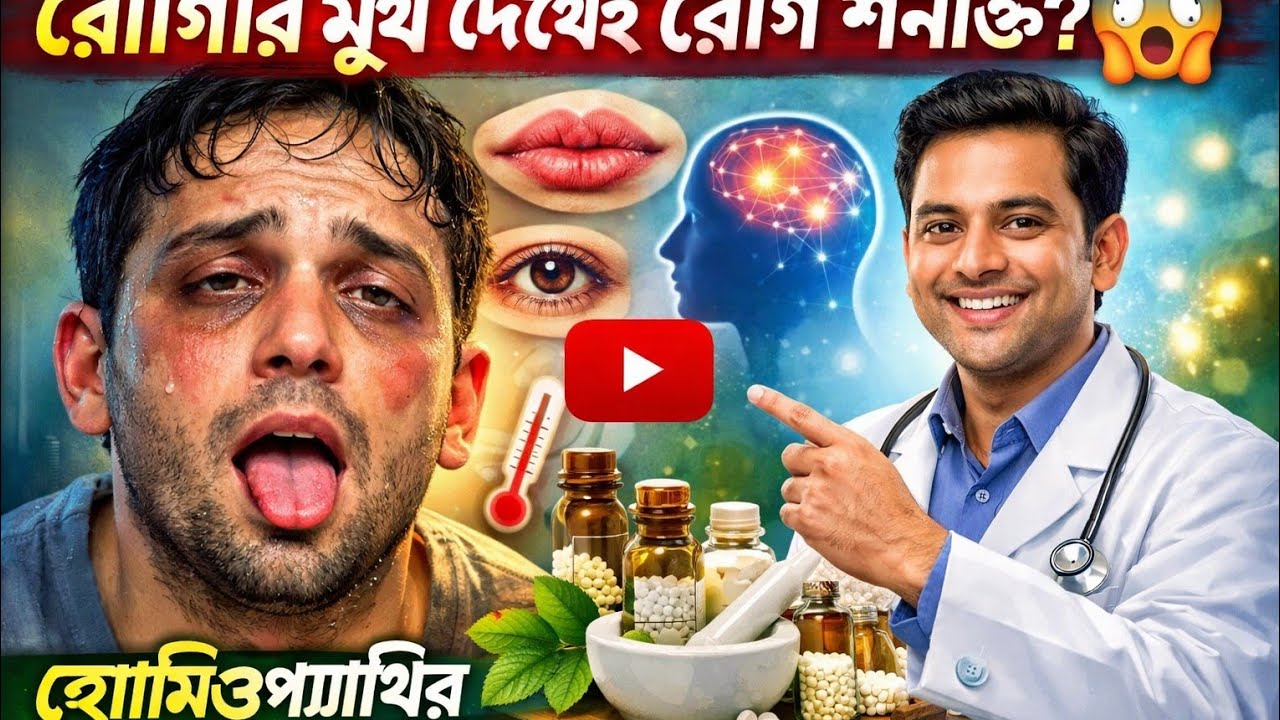 রোগীর মুখ দেখেই রোগ শনাক্ত? 😱 | হোমিওপ্যাথির গোপন রহস্য