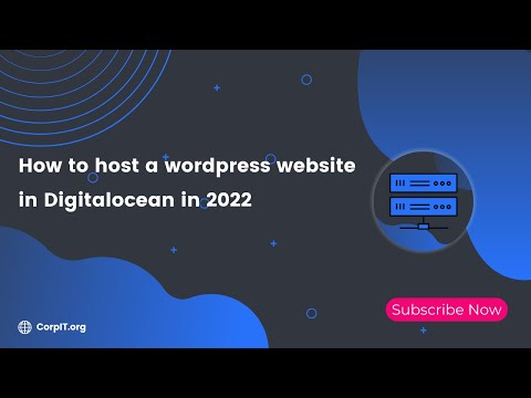 How to host a wordpress website in Digitalocean in 2022