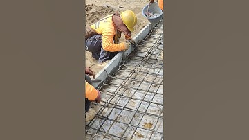 Technical close the hole of formwork by mortar