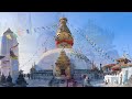 Swayambhunath Stupa (Monkey Temple) in Kathmandu Nepal Full Video