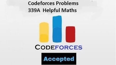 Codeforces Problems 339A  Helpful Maths