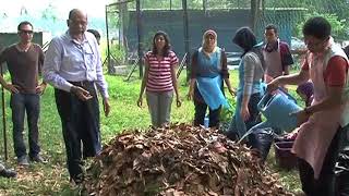 Heap Composting / Pile Composting with Prof Sultan at Universiti Sains Malaysia USM