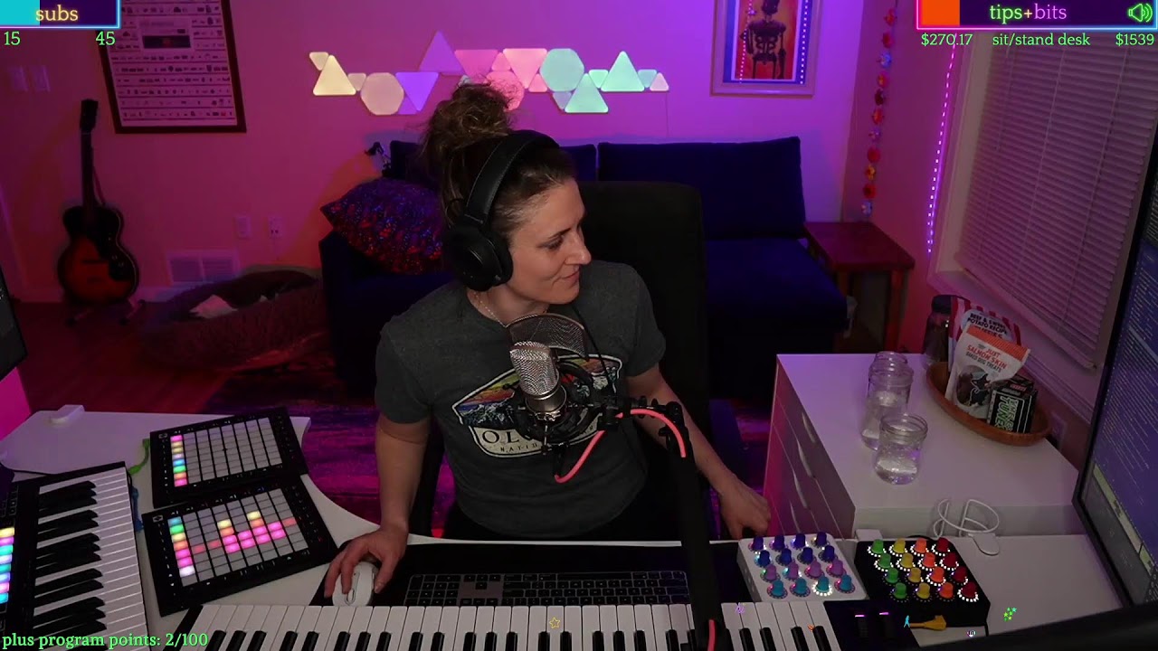 ⭐️ singing, synths, excellent vibes, chats