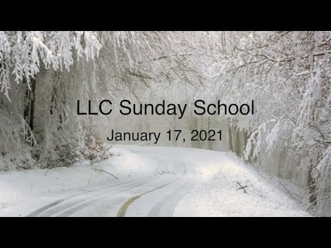 LLC 주일학교 수업 2021년 1월