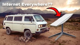 Seeing If Elon’s STARLINK Really Works - Off Grid Van Life Remote Camping by Riley 2,268 views 7 months ago 9 minutes, 36 seconds