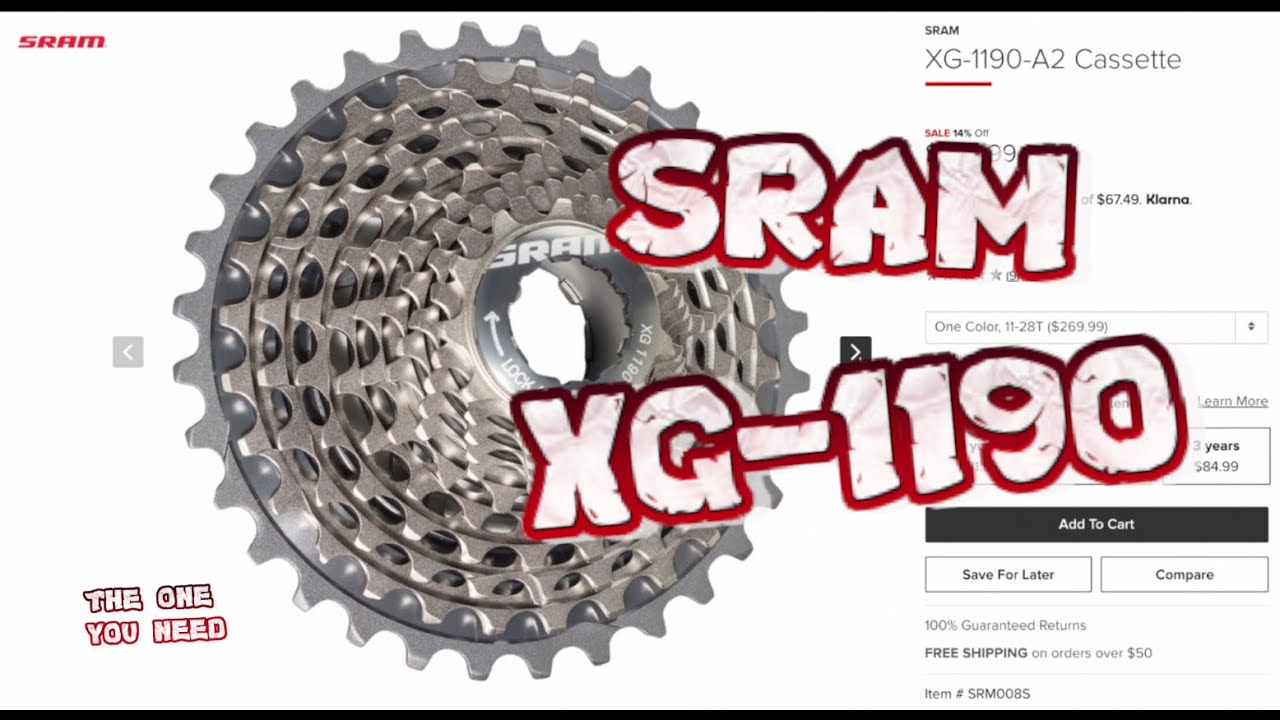 SRAM XG-1190 Cassette | The One you need!!!