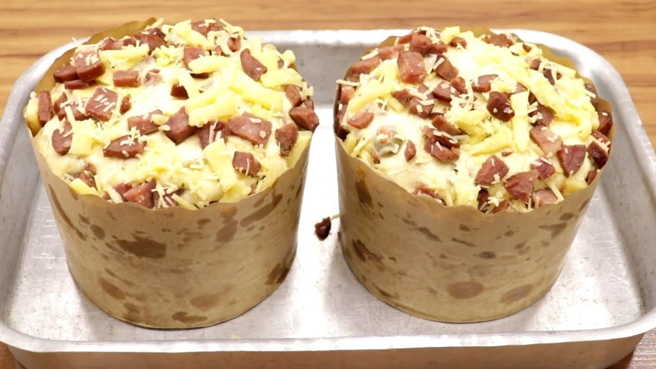 PANETONE SALGADO DE LIQUIDIFICADOR DE MASSA MOLE – FICA SENSACIONAL!