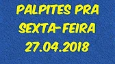 PALPITES DO PRETINHO JB