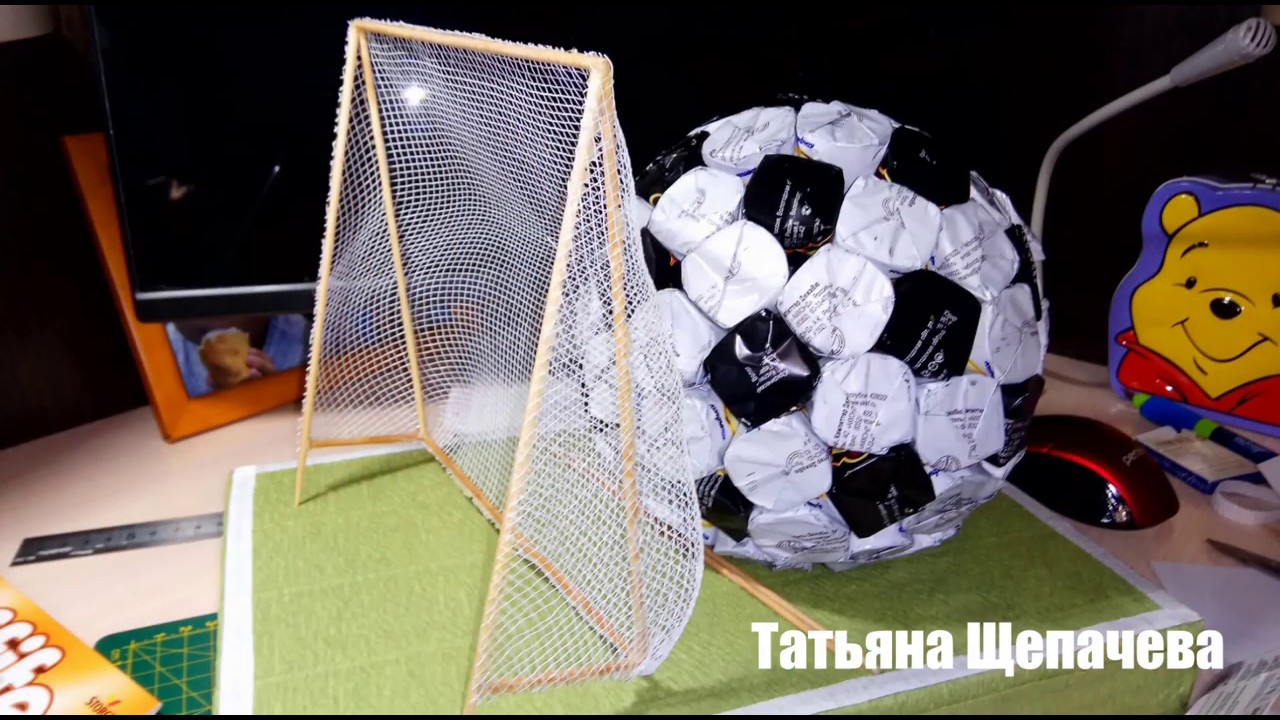 Как сделать футбольный мяч из папье-маше — Video | VK