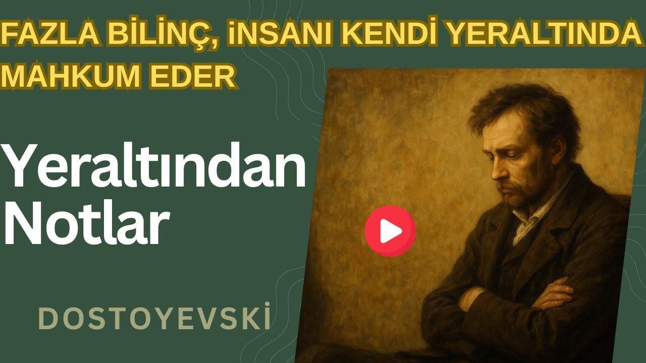 Yeraltından Notlar - Dostoyevski - Kitap Özeti