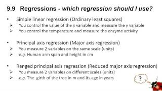 Model I & II regressions in SPSS