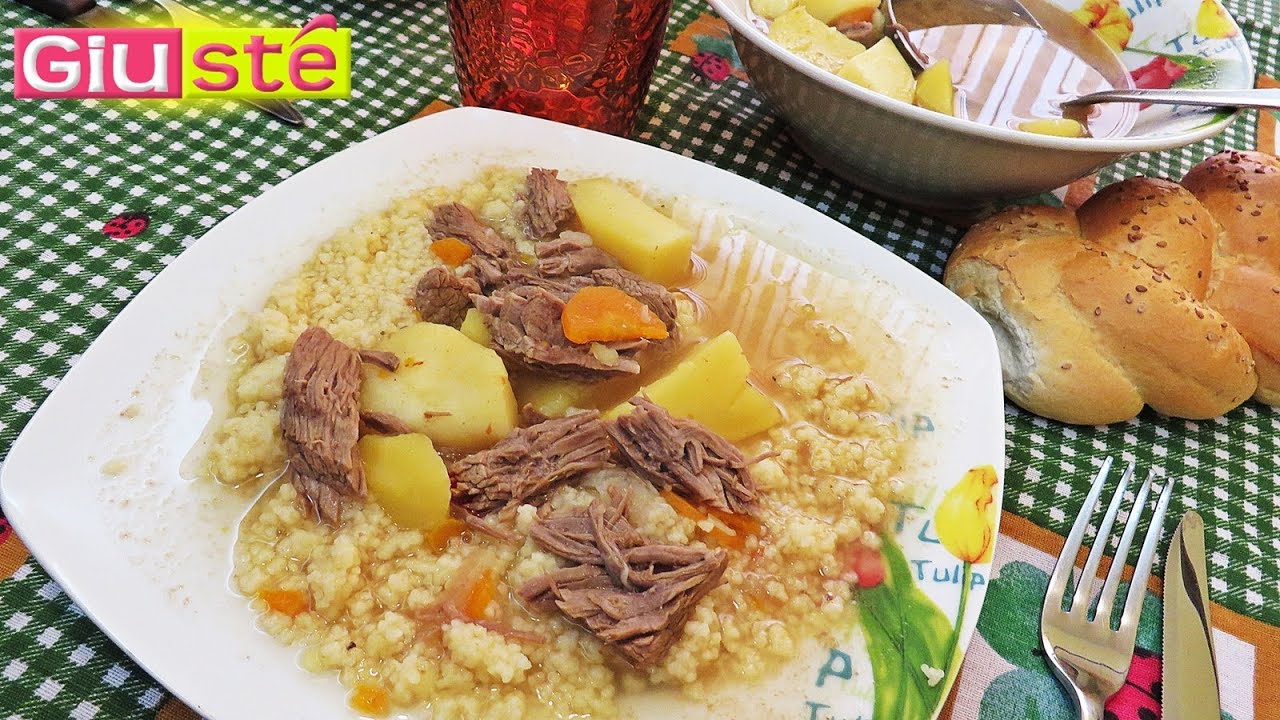 couscous avec bouillon de viande YouTube