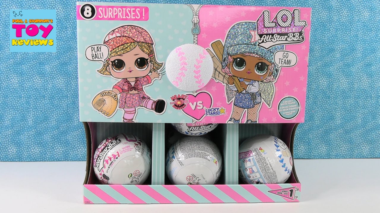 Mostly Sealed LOL Surprise Doll ALL STAR B.B.’s Pink Team COUNTESS 