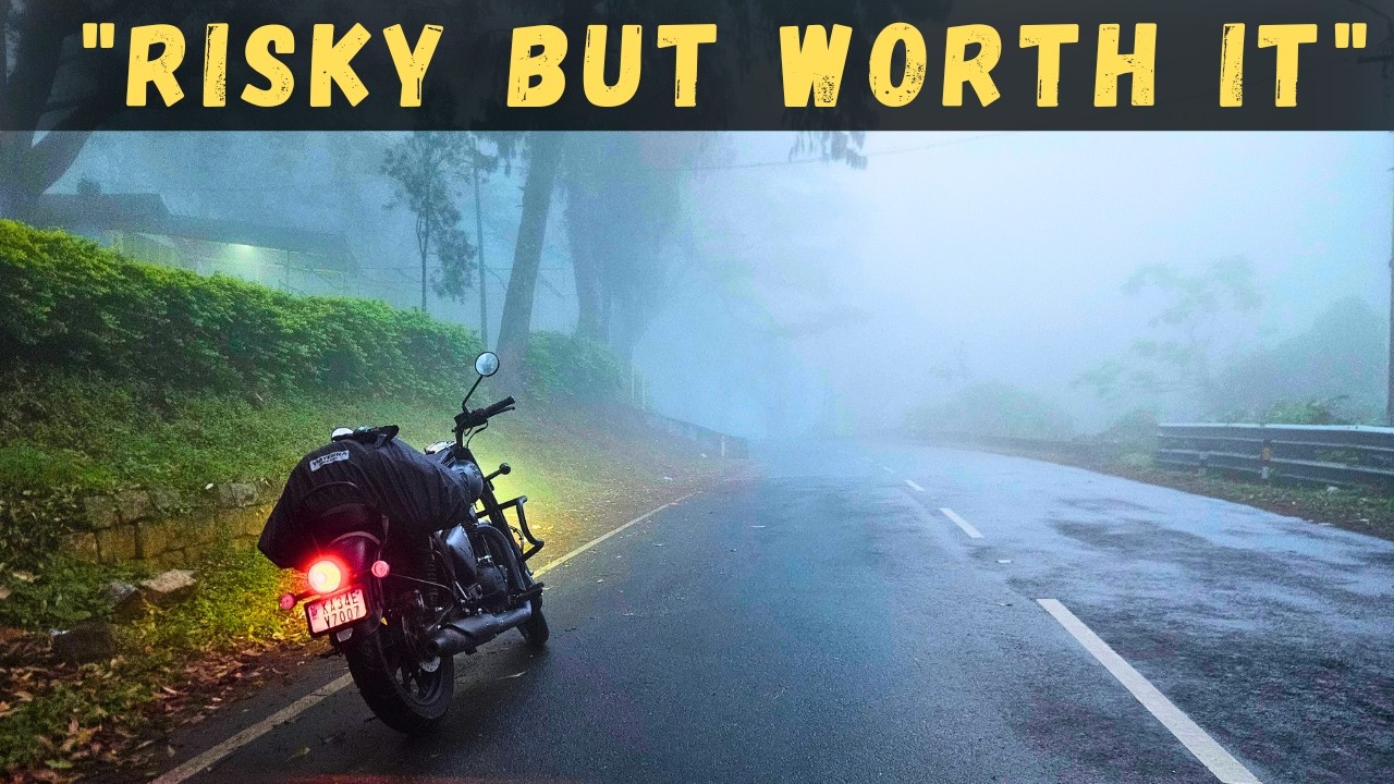Riding Through Dense Fog in Valparai Ghats 😳 | Classic 350 Reborn Rain Ride | Day 3
