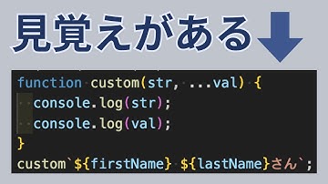 JSのテンプレートリテラル関数は絶対習わない説