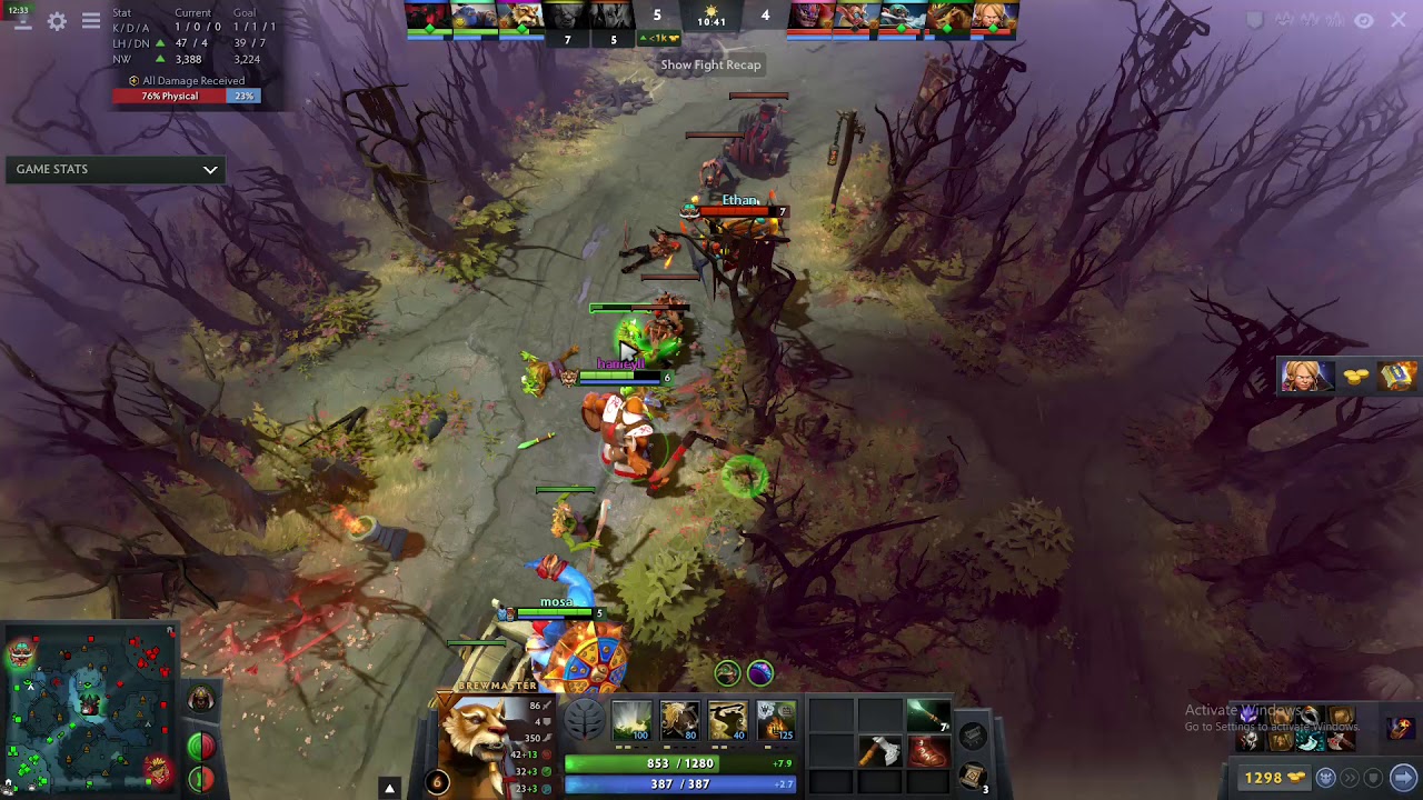 Offlane Brewmaster 7.26c Dota 2